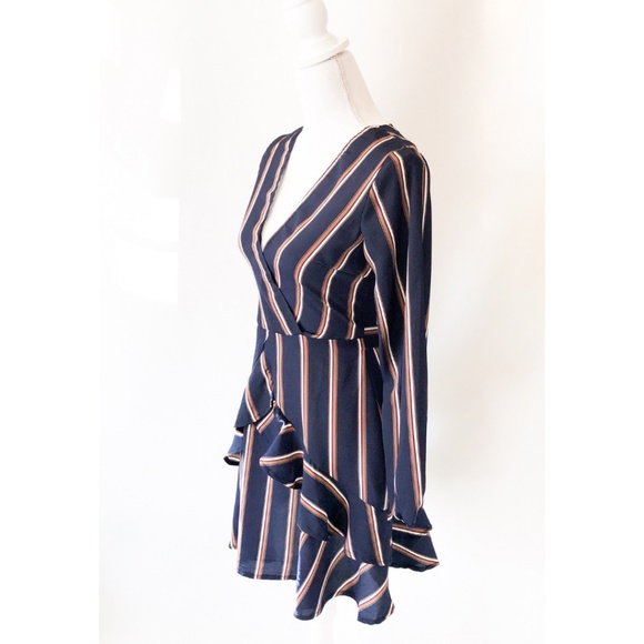 SURPLICE MINI DRESS - Picture 4 of 8